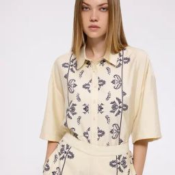 Cover Story Off White Printed Shirt-picture-15