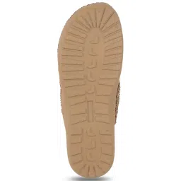 Walkway Women's Antic Gold Thong Wedges image 4