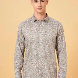 Peregrine By Pantaloons Lark Slim Fit Printed Shirt-picture-48