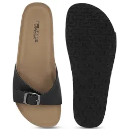 Truffle Collection Women's Black Casual Sandals image 4