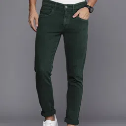 WROGN Men Skinny Fit Mid-Rise Coloured Stretchable Jeans image 2