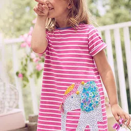 LULU & SKY Girls Striped Nightdress-picture-20