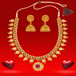 Heer Collection Gold-Plated Jewellery Set-picture-37