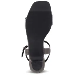 Tresmode Women's Pewter Ankle Strap Sandals image 4