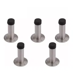 Atom 7.62 cm (3 inch) Stainless Steel Silver Bumper Door Stopper (Pack of 5)-picture-12