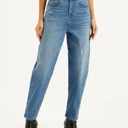 Levi's Light Blue High Rise Relaxed Fit Jeans-picture-28