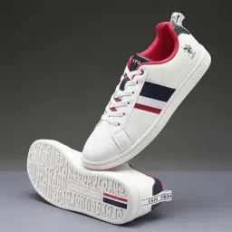 U.S. Polo Assn. Men's LENNART Off White Casual Sneakers-picture-12
