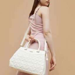 code by lifestyle Lifestyle Off White Quilted Shoulder Handbag-picture-38