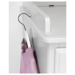 ikea tyssedal Wardrobe, white/mirror glass, 88x58x208 cm image 4