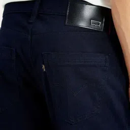 Levi's Navy Cotton Slim Fit Jeans image 5