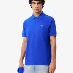 Lacoste Blue Classic Fit Polo T-Shirt-image-43