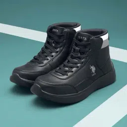U.S. Polo Assn. Men's LINETTI Black Casual Sneakers-picture-33
