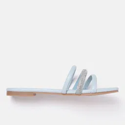 Van Heusen Woman Embellished Strappy Open Toe Flats image 5