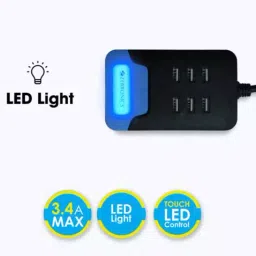 Zebronics Socket 6 USB Power Surge Protectors A173-ZEB PS160L image 3