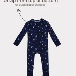 THE PLUSH CLUB Kids Printed Round Neck Rompers image 3