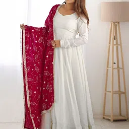 Altecia Georgette A-Line Maxi Dress image 3