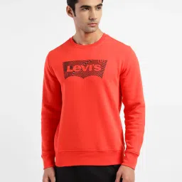 levi's Men's Brand Logo Crew Neck Sweatshirt image 1