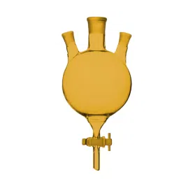 ABGIL Separating Funnel Three Neck Flask Type with PTFE Stopcock & Interchangeable Stopper 10 L Amber Borosilicate Glass, FSTN-AC-415-06-picture-38