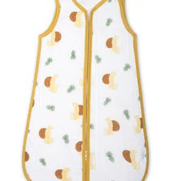 Theoni 100% Cotton Muslin Sleeping Bag-Woody Tiger image 2