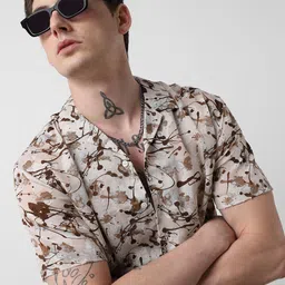 VASTRADO Men Classic Floral Opaque Printed Casual Shirt-picture-10