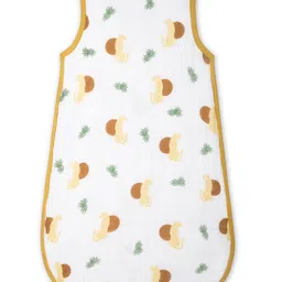 Theoni 100% Cotton Muslin Sleeping Bag-Woody Tiger image 3