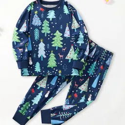 FOREVER FRIDAY Girls Printed T-shirt with Pyjamas-picture-12