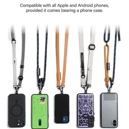 DailyObjects Beige Crossbody Phone Lanyard - Cord image 2