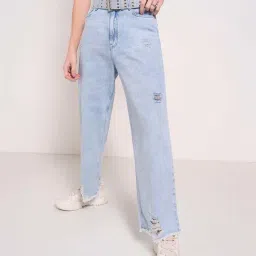 SF Jeans by Pantaloons Blue Jeans image 4