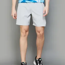 KAPPA Grey Regular Fit Sports Shorts-picture-22