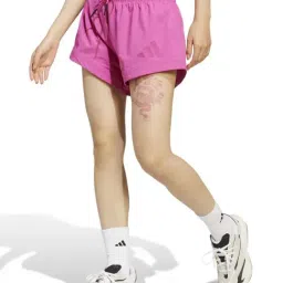 Adidas Purple Loose Fit Sports Shorts-picture-18