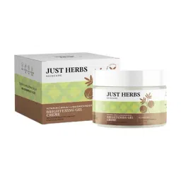JUST HERBS Vitamin C Aloe Vera + Liquorice Root Brightening Gel Cream - 50 gm-image-32