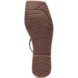 Shoetopia Women's Black Toe Ring Sandals image 4