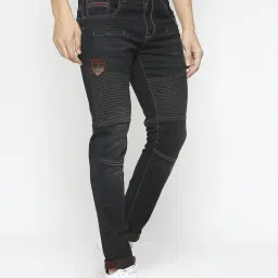 Being Human Dark Blue Jogger Fit Jeans image 4