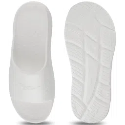 Red Tape Men's White Slides image 4