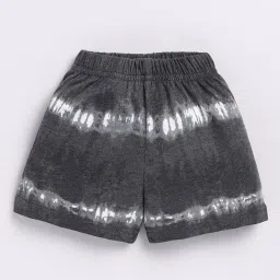 Clt.s Kids Black Tie-Dye T-Shirt with Shorts image 4