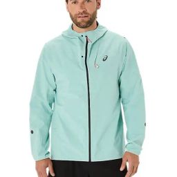 Asics Men's Oasis Green Metarun Waterproof Jacket-picture-34