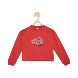 Peter England Kids Red Printed Full Sleeves Sweatshirt-image-47