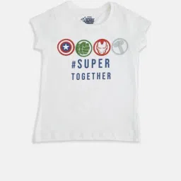 Pantaloons Junior White Printed T-Shirt-image-97