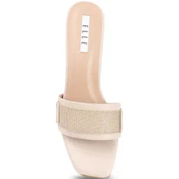 Elle Women's Cream Casual Stilettos image 4