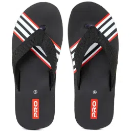 khadim Pro by Khadims Men's Black Flip Flops-picture-15