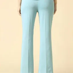 Allen Solly Blue Regular Fit Trousers image 2