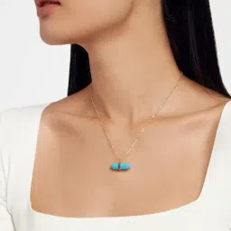 Ted Bekar Paries Paradise Rock Pendant Necklace-image-1