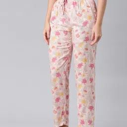 go colors! Go Colors Medium Pink Printed Lounge Pants image 4