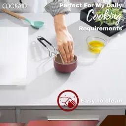 Cookaid ?Metallic Maroon Aluminium Neo Glide Series Non Stick PTFE Tadka Pan (11 cm) image 5