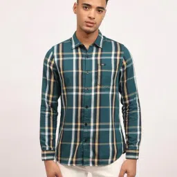 Lee Green Slim Fit Check Shirt-picture-23