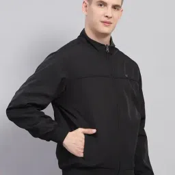 Monte Carlo Black Regular Fit Texture Reversible Jacket image 4