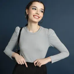 Forever 21 Grey Regular Fit Top-picture-32