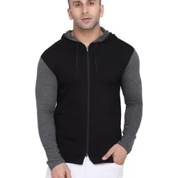 Blisstone Men Hooded Slim Fit T-shirt-image-24
