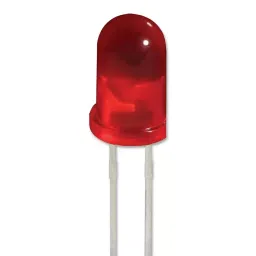 KINGBRIGHT LED, 5 mm, X-Bright Red, 0.6Cd, 640Nm, L-7113SRD-J4 (Pack of 5)-picture-37