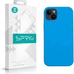 Sprig Liquid Silicone Back Cover for Apple iPhone 14 Plus (Blue)-picture-44